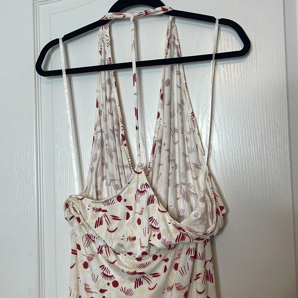 Free People Daria Maxi Dress Ivory Combo Large - Picture 10 of 15